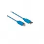 EXSYS EX-K1620-2 USB 3.2 Gen 1 -kaapeli, USB-A–USB-B, 2 m, sininen