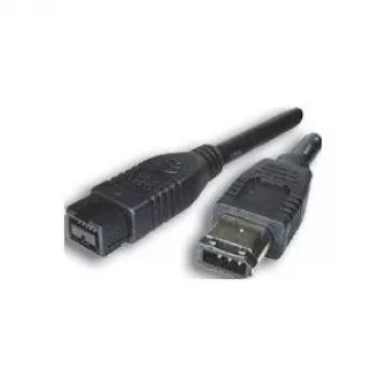 EXSYS FireWire 1394b 9-pin - 6-pin -kaapeli, 3,0 m, musta EX-K6862