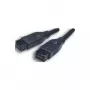 EXSYS FireWire 800 9-pin - 9-pin -kaapeli, 1,0 m, musta, 800 Mbps, kaksinkertaisesti suojattu EX-K6850