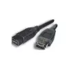 EXSYS FireWire 800 - 400 -kaapeli 9-pin - 6-pin, 1,0 m, musta EX-K6860