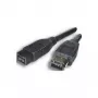 EXSYS FireWire 800 - 400 -kaapeli, 9-napainen - 6-napainen, 5 m, musta EX-K6863
