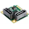EXSYS Mini PCIe SATA III -ohjain, 2-porttinen, 6Gbps, ASM1061, Full-Height EX-48080-2
