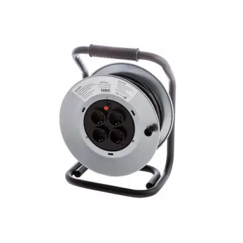 EXT CORD XP15-D1 3X1.5 50M 4P kaapelikela metalli