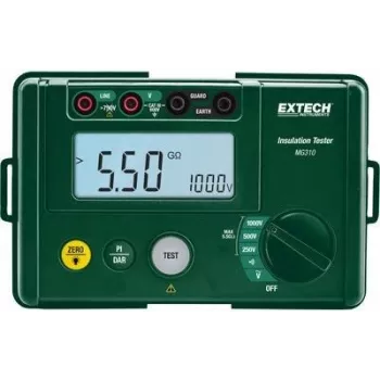 Extech MG310 eristysvastusmittari 250V 500V 1000V 5,5 GΩ