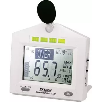 EXTECH SL130G äänitasomonitori dataloggertoiminnolla, 30-130 dB, USB, A/C-arviointi