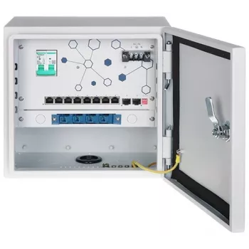 Ulkoinen kamera jakopiste Expert-PoE/OTD-82GSFP - hallittava teollisuus PoE+ kytkin 8 Gigabit PoE-portilla ja 2 SFP-paikalla, IP67