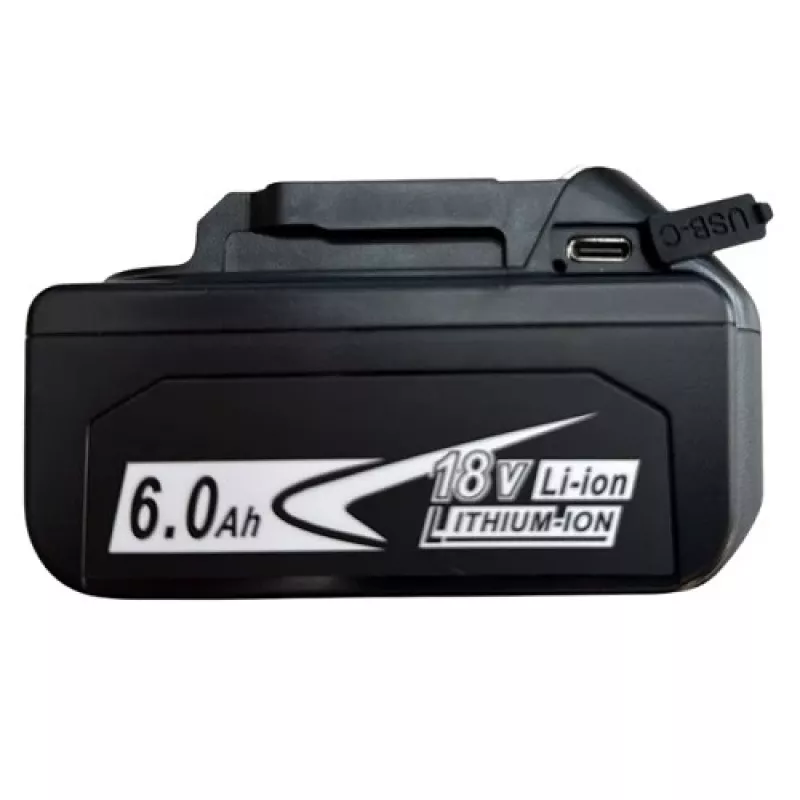 EXTRA DIGITAL 18V 6Ah Li-ion akku Makita BL1860B:lle USB Type-C:llä