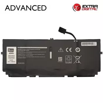 Extra Digital Advanced 6000mAh 11.1V 6-kennoinen Li-Ion kannettavan tietokoneen akku Dell Latitude E6400 E6410 E6500 E6510 Precision M2400 M4400 M4500 (korvaa 722KK, 0722KK, 312-0625, 312-0633, 312-0634, 312-0763, 312-0844, D608J, D800J, GW240, GW252, HP277, HP287, HP