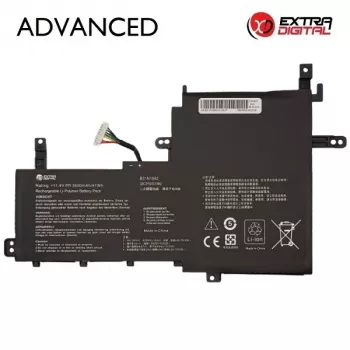 Extra Digital Advanced ASUS B31N1842 vara-akkukannettavaan tietokoneeseen – 3600mAh 11.52V Li-ion 3-kennoinen, musta