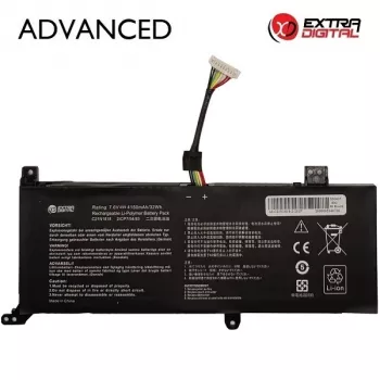 Extra Digital Advanced ASUS C21N1818-2 -akku, 4150mAh, 32Wh, 7.7V, musta