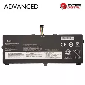 Extra Digital Advanced kannettavan tietokoneen akku Lenovo L18L3P72 - 4200mAh, 11.52V, 48.38Wh, 3-kennoinen Li-Ion, musta