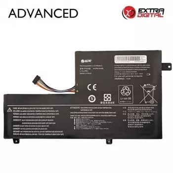 Extra Digital Advanced kannettavan tietokoneen akku – Lenovo L15L3PB1, 3600mAh, 11,1V, 3-kennoinen Li-Ion (IdeaPad 100)