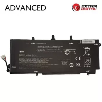 Extra Digital Advanced NB462612 vara-akkukannettavaan tietokoneeseen HP BL06XL – 3400mAh 11.4V Li-ion 3-kennoinen, musta