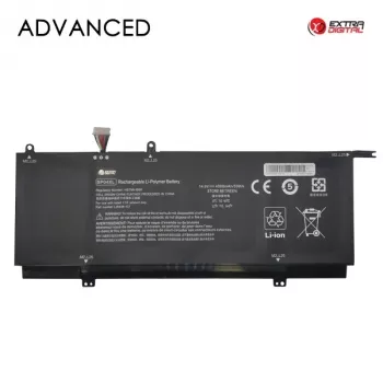 Extra Digital Advanced vaihtoakku HP Spectre x360 15-ch -sarjalle – 4000mAh Li-Polymer, 15.4V, 4 kennoa, musta