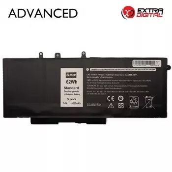Extra Digital Advanced vara-kannettava akku Dell GJKNX - 8200mAh, 11.4V, 9-kennoinen (NB442249)