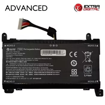 Extra Digital Advanced vara-akku HP FM08 (NB462599) – 5200mAh, 14.4V, 8-kennoinen, 16-pin, musta