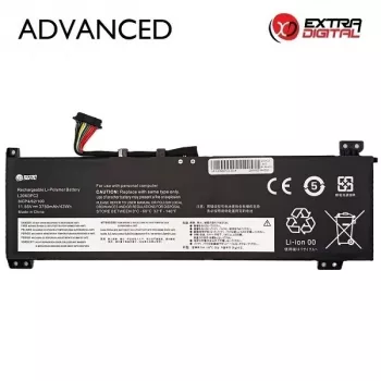 Extra Digital Advanced vara-akku kannettavaan tietokoneeseen Lenovo L20M3PC2, 3750mAh, 11.52V, 43Wh, 3 kennoa