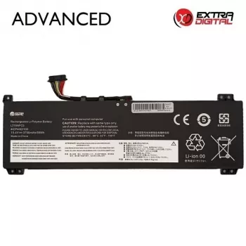 Extra Digital Advanced vara-kannettavan akku Lenovo L21M4PC0 – 3750mAh, 15.36V, 57Wh, 4-kennoinen Li-ion (musta)