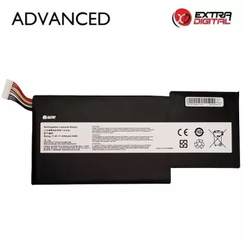 Extra Digital Advanced vaihtoakku kannettavaan MSI BTY-M6K:lle, 4300mAh, 11.4V, Li-ion, 3 kennoa, musta