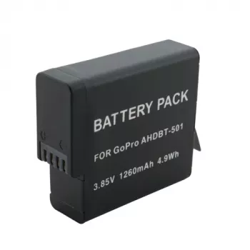 Extra Digital AHDBT-501 Li-ion-kamera-akku 1260mAh GoPro HERO5/6/7 Black & HERO (2018)