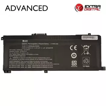 Extra Digital NB461905 kannettavan tietokoneen akku HP SA04XL, 3400mAh, litiumioni