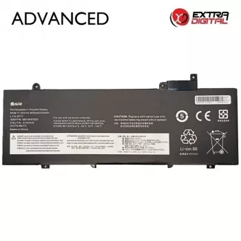 Extra Digital NB482870 vara-akku Lenovo L17L3P71 – 4650mAh 52.5Wh 11.25V Li-ion, musta, 3 kennoa