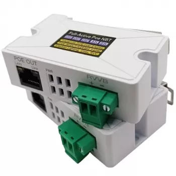 EXTRA DIGITAL PoE 10/100M Ethernet-jatkosarja 2-johdinkaapelilla, jopa 200 m, lähetin ja vastaanotin