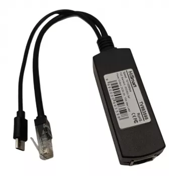 EXTRA DIGITAL PoE 10/100M jakaja 10W, USB-C 5V 2A