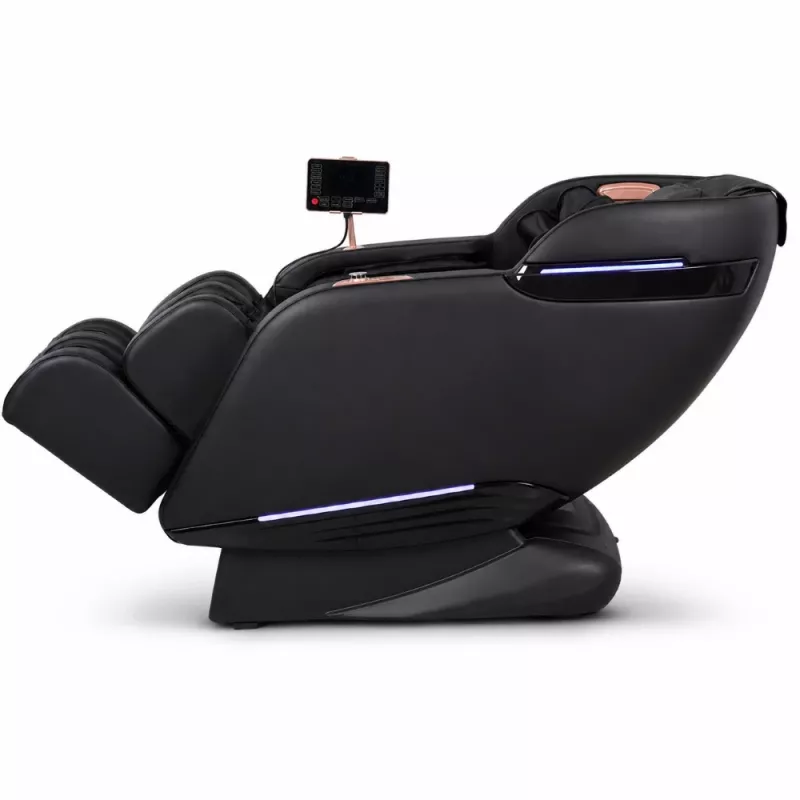 EXTRALINK 3D Zero Gravity hierontatuoli musta-hopea