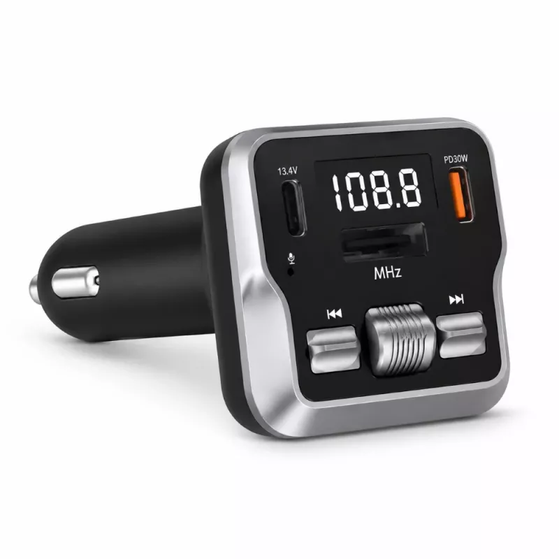 EXTRALINK Bluetooth FM-lähetin 2 USB-latausportilla ja microSD-korttipaikalla