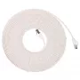EXTRALINK Cat.8 U/FTP litteä Ethernet-patch-kaapeli 10m 40Gbps valkoinen
