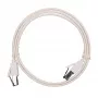 EXTRALINK Cat.8 U/FTP litteä Ethernet-verkkokaapeli 1 m 40G valkoinen
