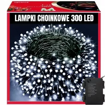 EXTRALINK jouluvalot 300 LED ulko- ja sisäkäyttöön kylmävalkoinen 21,7m