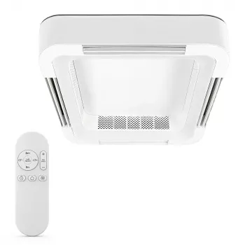 Extralink Cube Air 23 älykäs WiFi-kattotuuletin valolla, valkoinen, 59 cm, sovellusohjaus