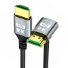 EXTRALINK HDMI 2.1 8K HDR 2M ylöspäin kulmattu kaapeli musta