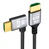 EXTRALINK HDMI 2.1 8K HDR 2M vasemmalle kulmattu kaapeli
