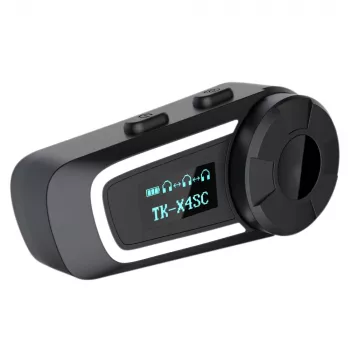 Extralink moottoripyörän intercom 6 kuljettajalle, Bluetooth 5.1, puolankielinen puheohjaus, melunvaimennus