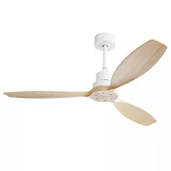 Extralink Nature Pure 52 Smart WiFi kattotuuletin, 132 cm, puiset siivet, sovellusohjaus