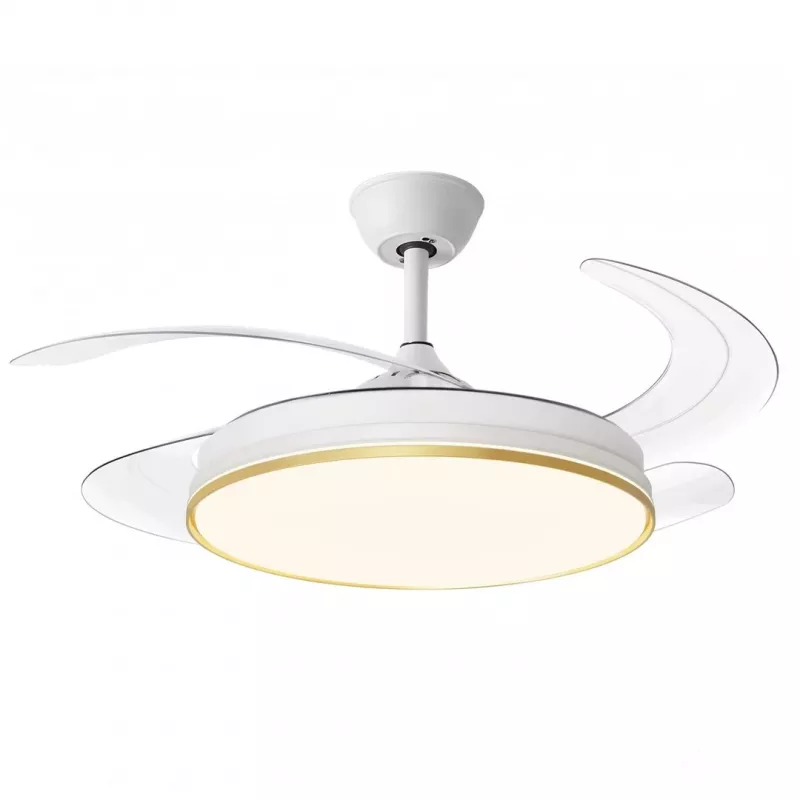 Extralink Phantom Wing 42 Smart WiFi kattotuuletin - valkoinen, 107 cm, WiFi-sovellusohjaus