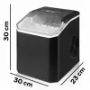 Extralink SmartLife Cube Ice Lite jääpalakone - 12 kg/24h, 1,8L säiliö, Bullet Ice, musta