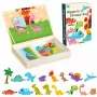 EXTRALINK TOYS magneettinen palapelikirja 64 palaa dinosaurukset