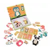 EXTRALINK TOYS Magnetic Puzzle Book Animals 68 osaa