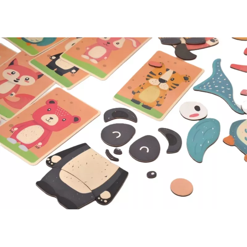 EXTRALINK TOYS Magnetic Puzzle Book Animals 68 osaa