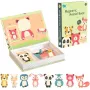 EXTRALINK TOYS Magnetic Puzzle Book Animals 68 osaa