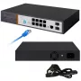 Extralink VICTOR 8-porttinen Gigabit PoE+ -hallittava kytkin 2 SFP:llä, 150W budjetti, L2+