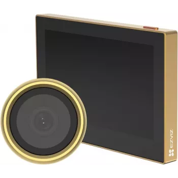 Ezviz CS-CP2 2MP langaton digitaalinen ovisilmä (1080p, 4,3 tuuman LCD, Wi-Fi, PIR, kaksisuuntainen ääni, kulta)