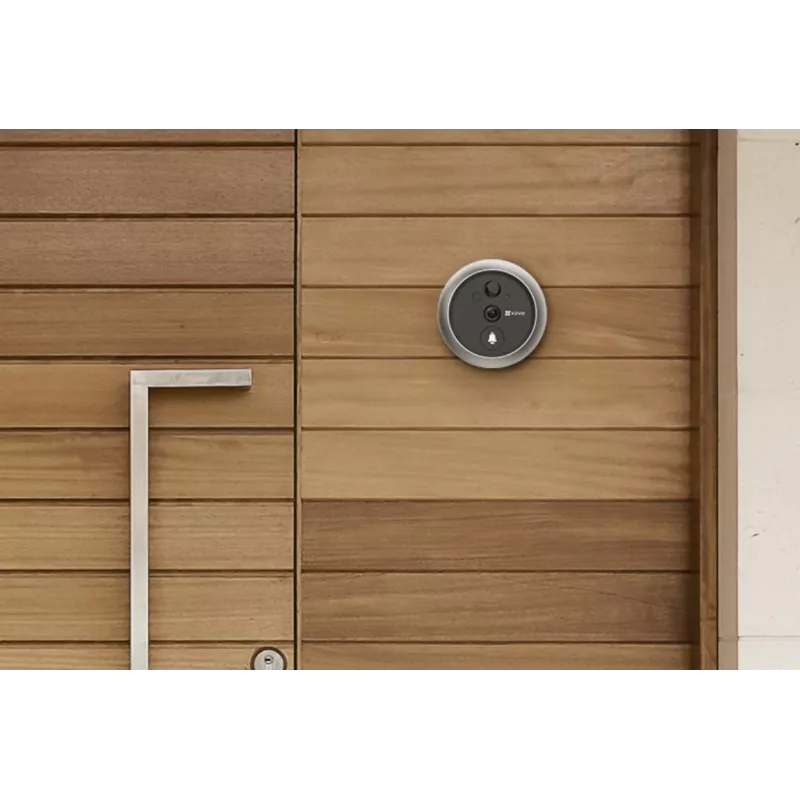 Ezviz CS-CP4 2MP Wi-Fi digitaalinen ovisilmä 4,3 tuuman näytöllä, hopea