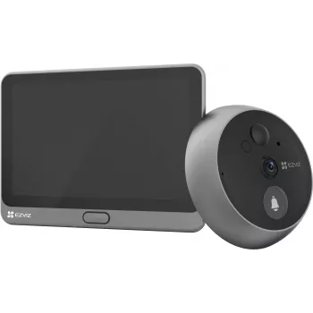 Ezviz CS-CP4 2MP Wi-Fi digitaalinen ovisilmä 4,3 tuuman näytöllä, hopea