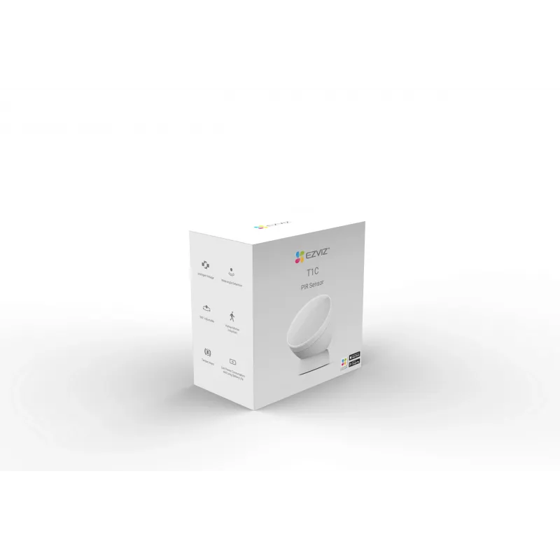 EZVIZ CS-T1C langaton PIR-liiketunnistin, Zigbee 3.0, 12 m kantama, valkoinen
