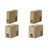 Fellowes BANKERS BOX EARTH arkistolaatikko, ruskea, 150 mm selkä, 100 % kierrätyskartonki, suljettava kansi, 1 kpl (4473202)